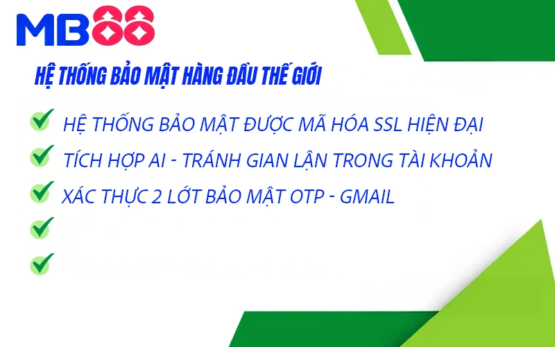 MB88 | Trang Đại Lý Uỷ Quyền Của MB88〖+88K Mỗi Ngày〗 3 Hệ thống bảo mật hàng đầu thế giới